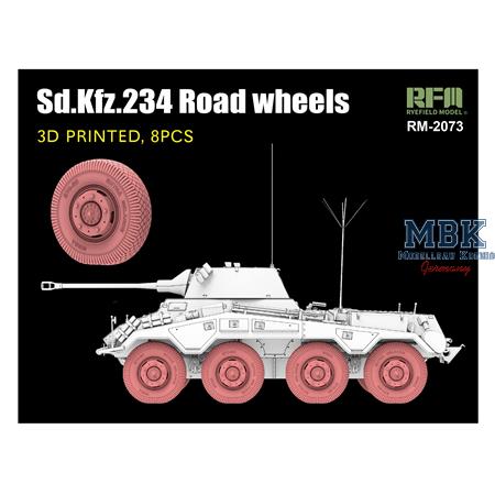 Road Wheels for Sd.Kfz. 234 (3D printed)