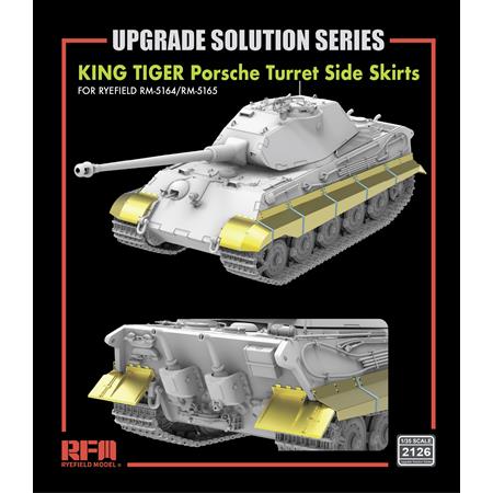 Upgrade set King Tiger Porsche Turret Side Skirts