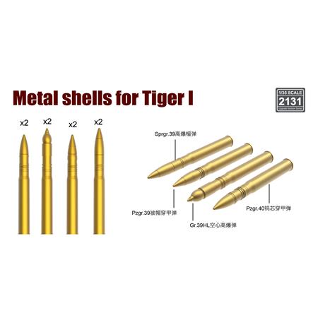 Metal Shells for Tiger I (8 pcs.)