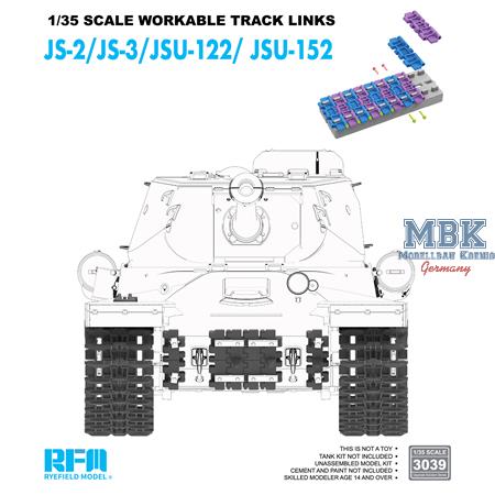 Workable Tracks JS-2 (Plastic) JS-2/3, JSU-122/152