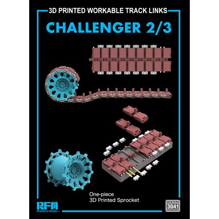 Workable Tracks Challenger-2/3 (3D-prt.)