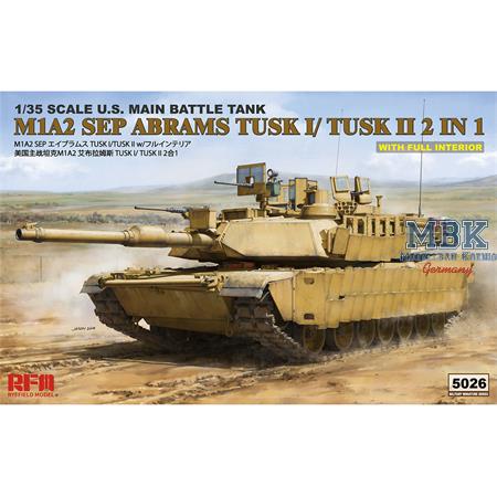 M1A2 SEP Abrams TUSKI / TUSK II 2in1 full Interior