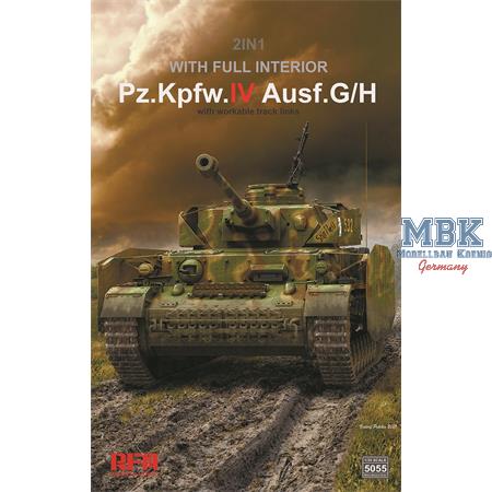 Panzer IV Ausf. G / H 2 in 1  with full interior