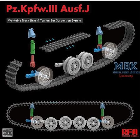 Pz. Kpfw. III Ausf. J w/ workable track links