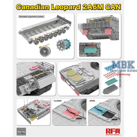 Canadian Leopard 2A6M CAN w/workable track links