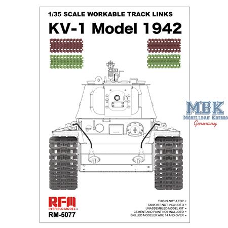 Workable track links for KV-1 Model 1942