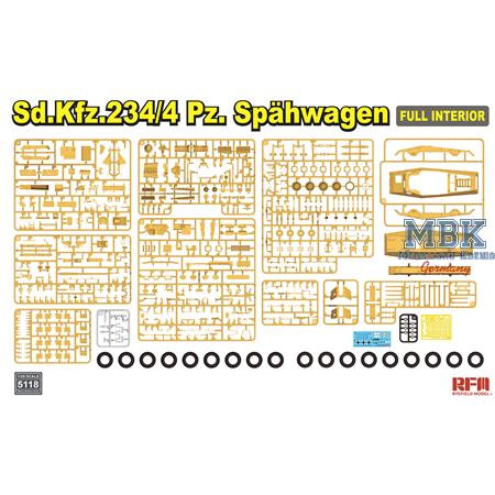 Sd.Kfz. 234/4 Pz.Spähwagen with FULL INTERIOR