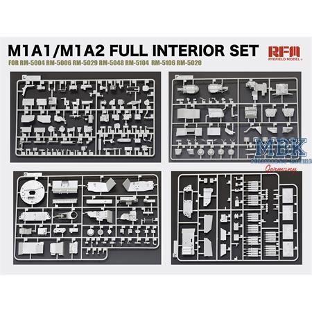 M1A1/M1A2 Abrams Tank Full Interior Set