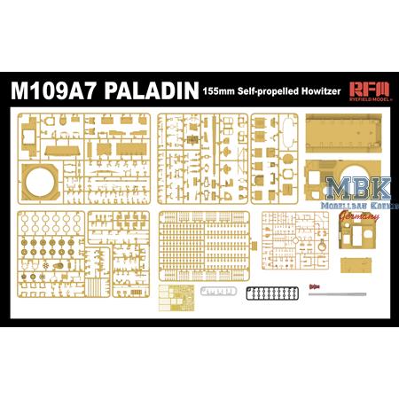 M109A7 Paladin w/metal barrel & workable tracks