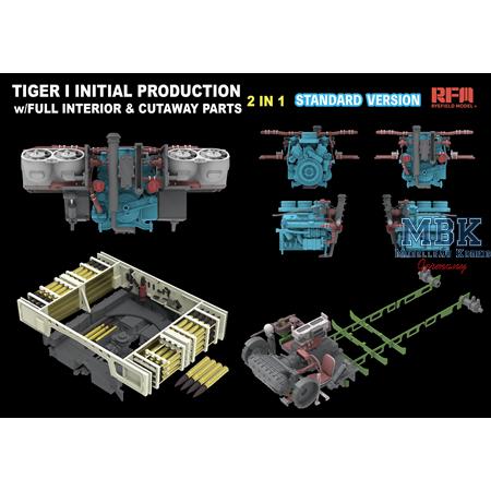 Tiger I initial prod. interior-cutaway (STANDARD)