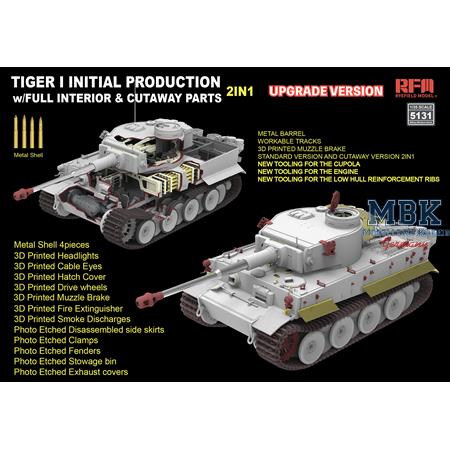 Tiger I initial prod. interior-cutaway (UPGRADE)