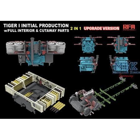 Tiger I initial prod. interior-cutaway (UPGRADE)