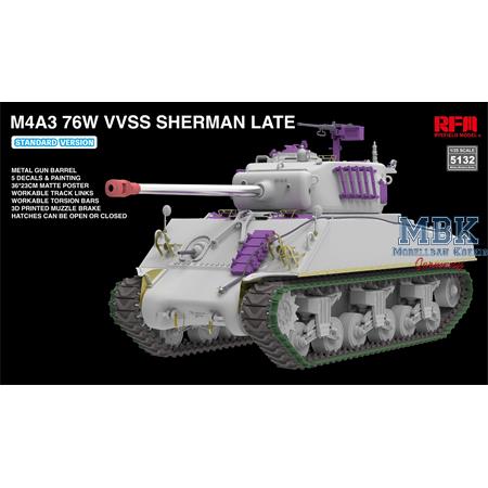 M4A3 76W VVSS Sherman late STANDARD VERSION