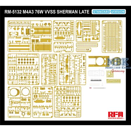 M4A3 76W VVSS Sherman late STANDARD VERSION