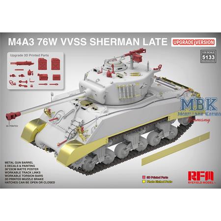 M4A3 76W VVSS Sherman late UPGRADE VERSION