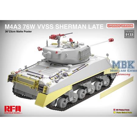 M4A3 76W VVSS Sherman late UPGRADE VERSION