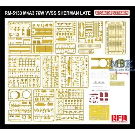 M4A3 76W VVSS Sherman late UPGRADE VERSION