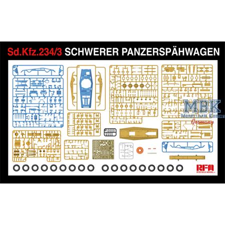 Sd.Kfz. 234/3 Pz.Spähwagen with FULL INTERIOR