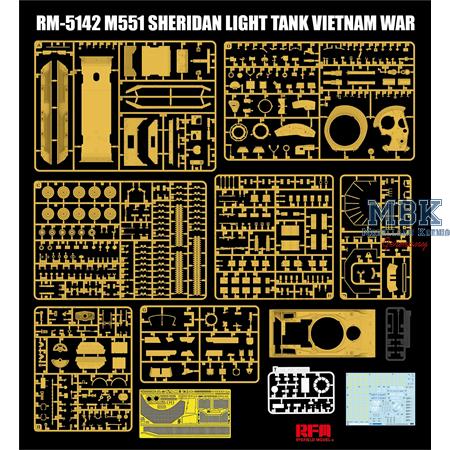 M551 Sheridan Light Tank "Vietnam War"