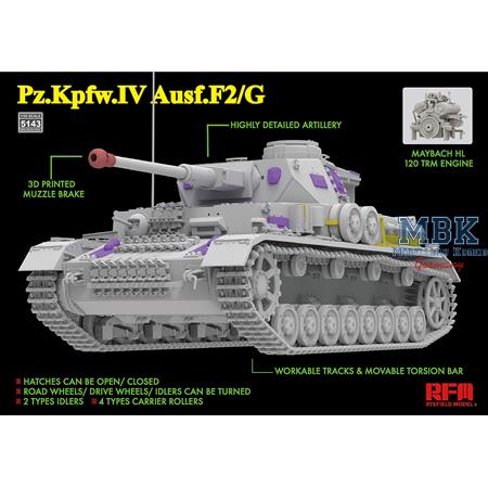Pz.Kpfw.IV Ausf.F2/G w/workable tracks