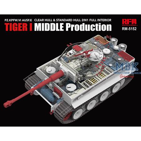 Tiger I Mid. prod. (clear parts) 2-in-1 INTERIOR