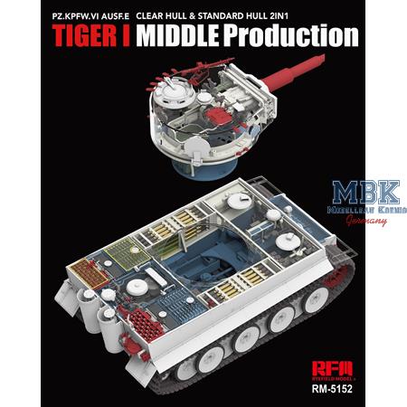 Tiger I Mid. prod. (clear parts) 2-in-1 INTERIOR