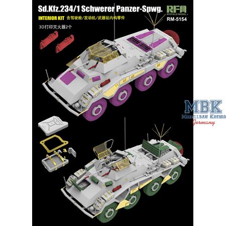 Sd.Kfz. 234/1 schwerer Pz.Spähwagen FULL INTERIOR