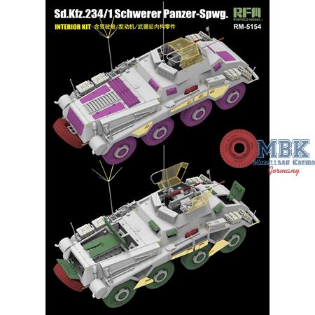 Sd.Kfz. 234/1 schwerer Pz.Spähwagen FULL INTERIOR