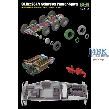 Sd.Kfz. 234/1 schwerer Pz.Spähwagen FULL INTERIOR