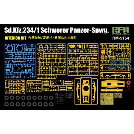 Sd.Kfz. 234/1 schwerer Pz.Spähwagen FULL INTERIOR