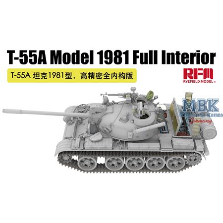 T-55A Model 1981 Full Interior w/workable tracks