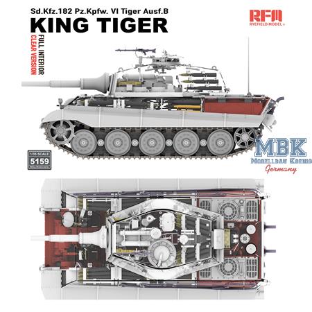 Tiger Ausf.B "King Tiger" Clear Version, INTERIOR