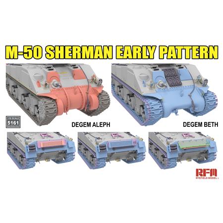 M50 Sherman early pattern DEGEM ALEPH/DEGEM BETH