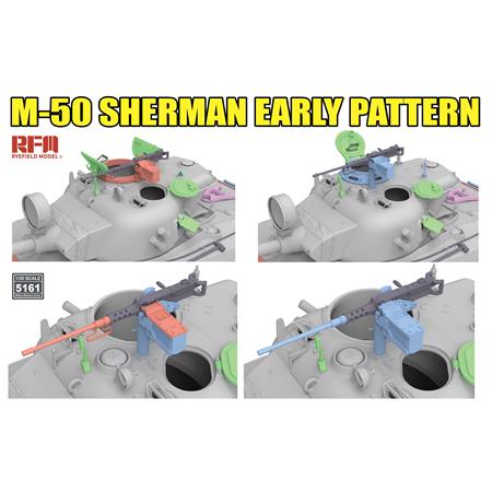 M50 Sherman early pattern DEGEM ALEPH/DEGEM BETH