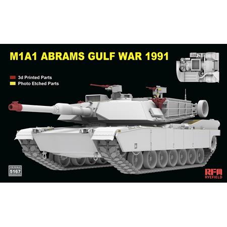 M1A1 Abrams Gulf War 1991, w/engine compartment
