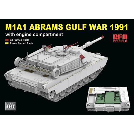 M1A1 Abrams Gulf War 1991, w/engine compartment