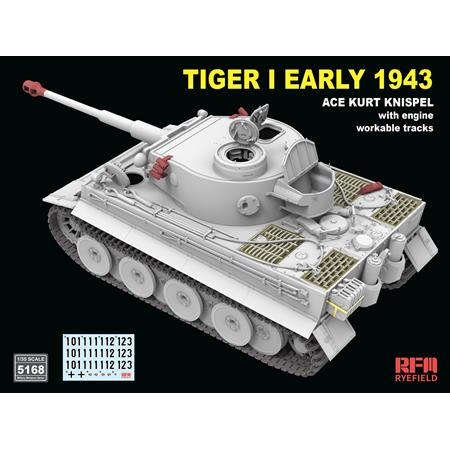 Tiger I early 43, Kurt Knispel, w/engine, work.tr.