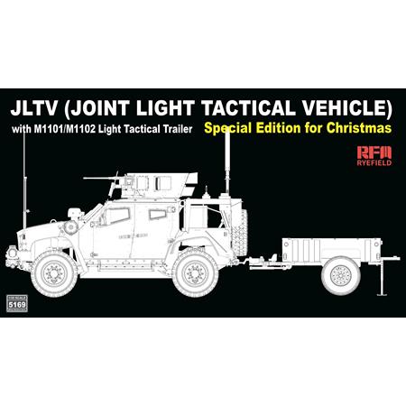 JLTV w/ M1101/M1102 trailer - CHRISTMAS edition