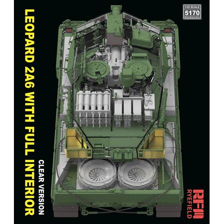 Leopard 2 A6 MBT w/ FULL INTERIOR - clear edition