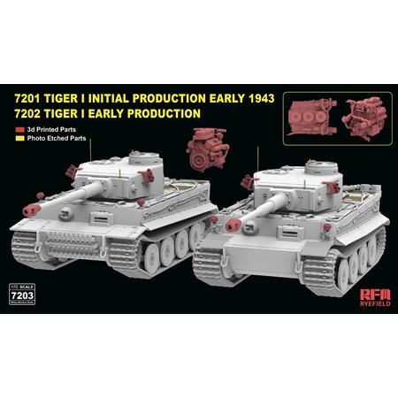 Tiger I initial and early production 2-in1 (1:72)