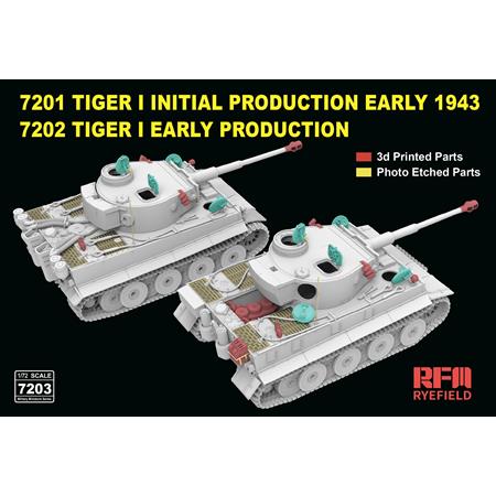 Tiger I initial and early production 2-in1 (1:72)