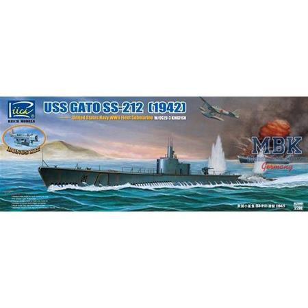 USS Gato SS-212 Fleet Submarine 1942 - 1:200