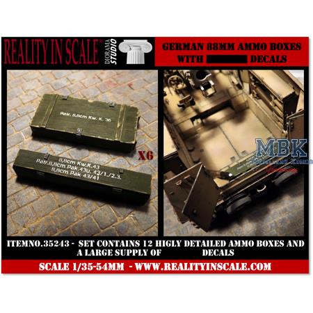 German 88mm Ammo Boxes