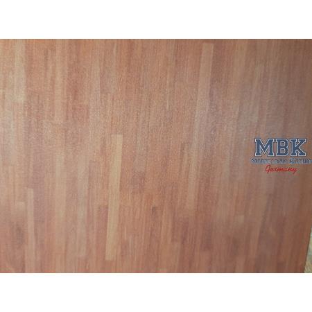 Parquet Floor on Real Wood - Reddish Brown