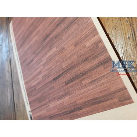 Parquet Floor on Real Wood - Dark Brown