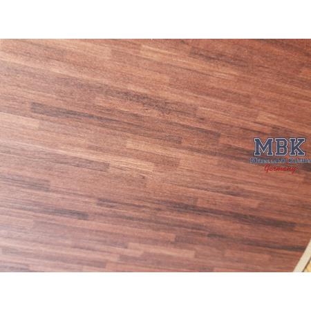 Parquet Floor on Real Wood - Dark Brown