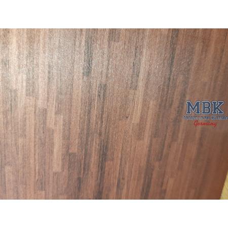 Parquet Floor on Real Wood - Dark Brown