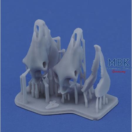Horse Skulls 1:35 3d printed