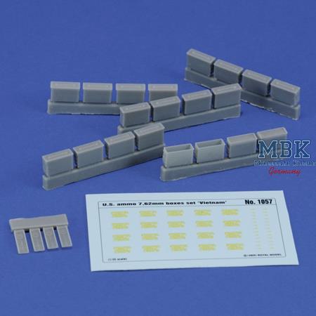U.S. ammo 7,62mm boxes set "Vietnam" (1:16)