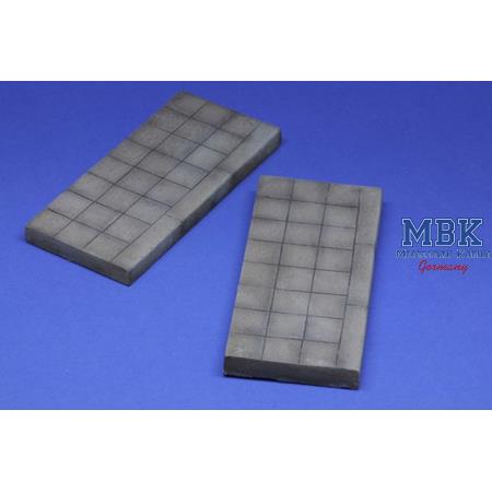 Gehweg - Sidewalk section 2pcs.  1/16 scale